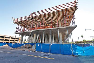 Downtown apartment complex